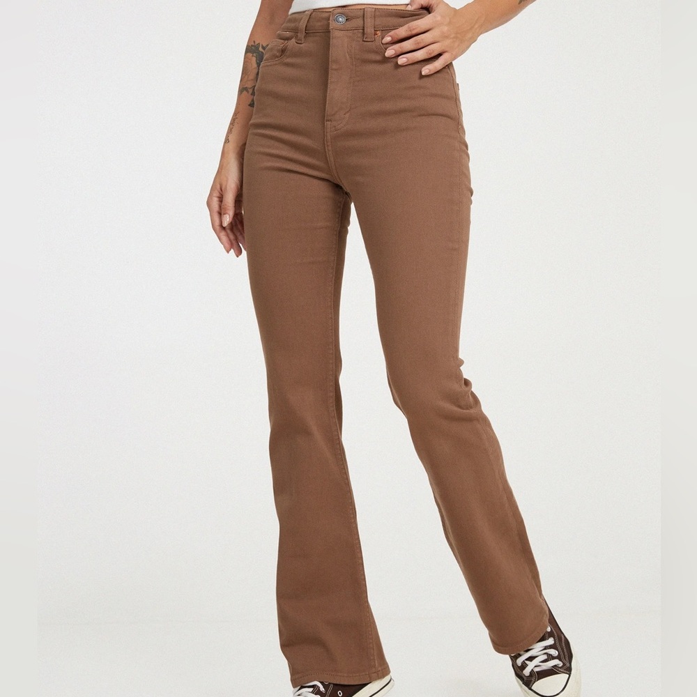 Motel Brown Flare Jean